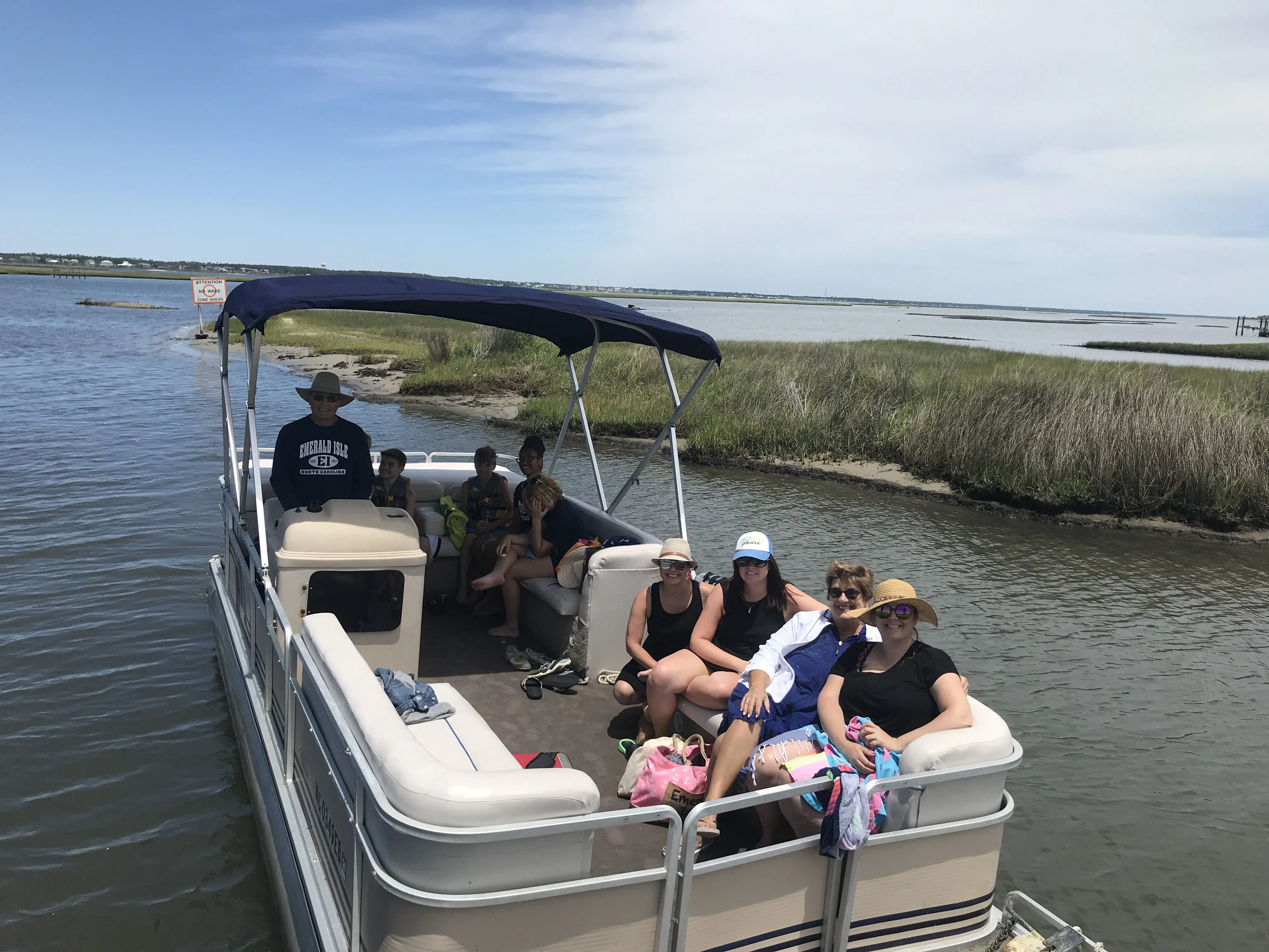The dedicated team of Crystal Coast Boat Charters and Rentals, ready to provide an unforgettable boating experience in Emerald Isle, NC.