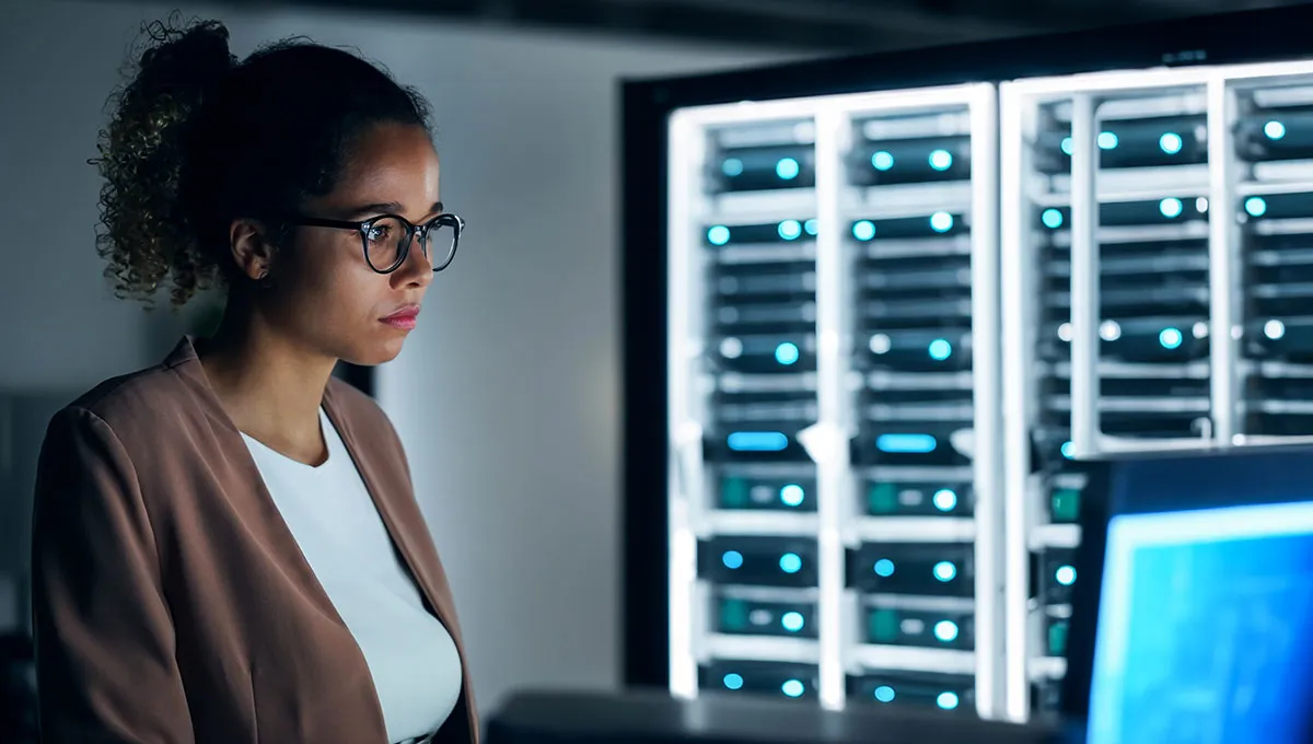 An IT professional is performing a system update.
