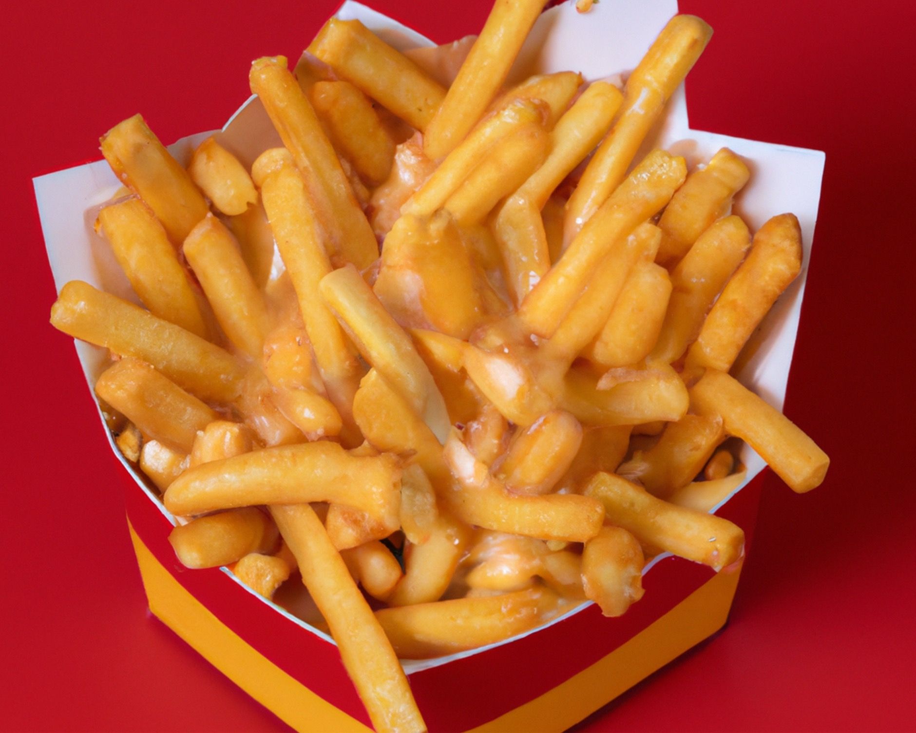 Frites cheddar