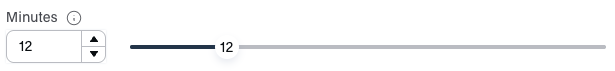 ConfigNumberSlider example