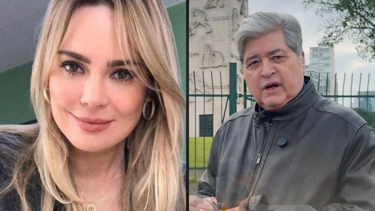 Rachel Sheherazade e Datena, jornalistas que não obtiveram sucesso nas urnas em suas candidaturas ao legislativo. Foto: Reprodução/Redes sociais Foto dividida com mulher loira sorrindo e homem de cabelo grisalho com jaqueta escura falando