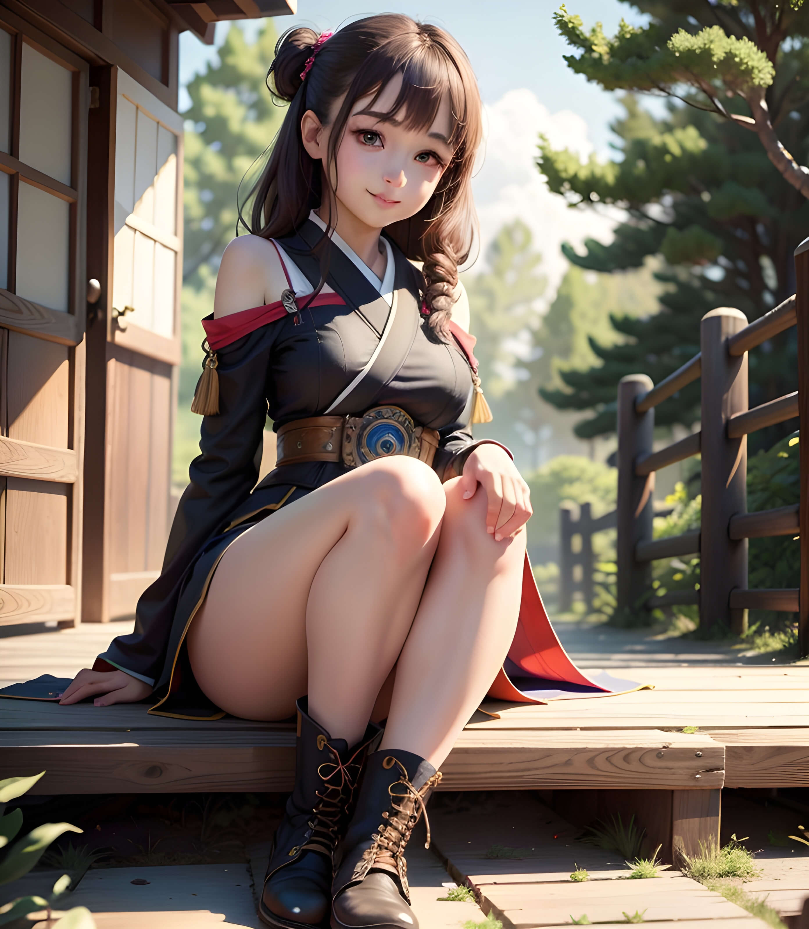 ファンタジーコスプレのミニスカ・ショーパン2