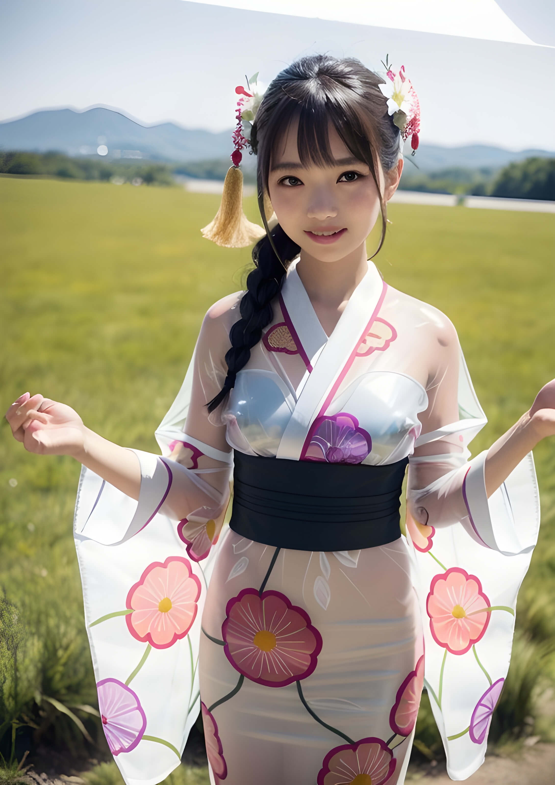 スケスケの浴衣・着物6
