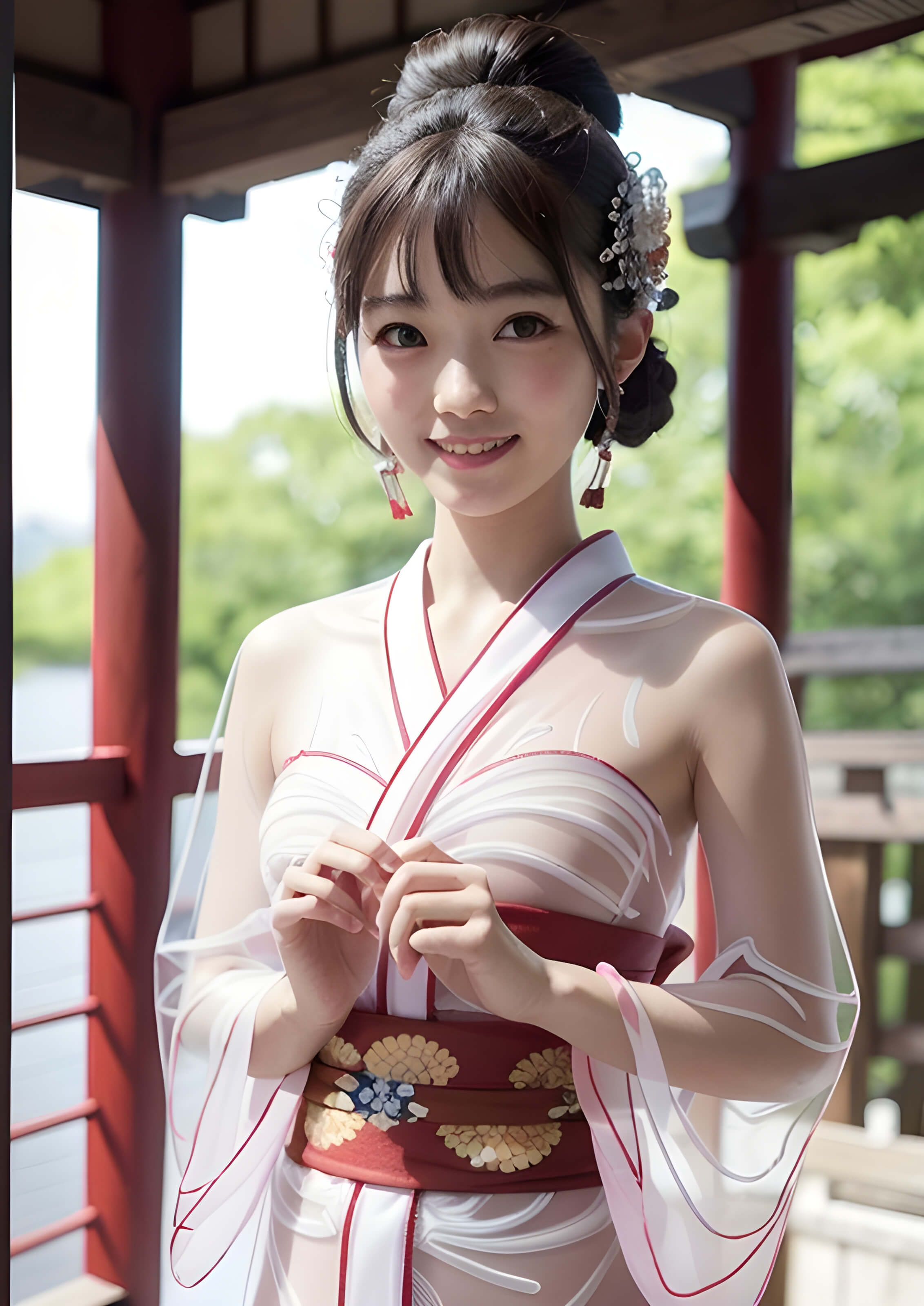 スケスケの浴衣・着物7