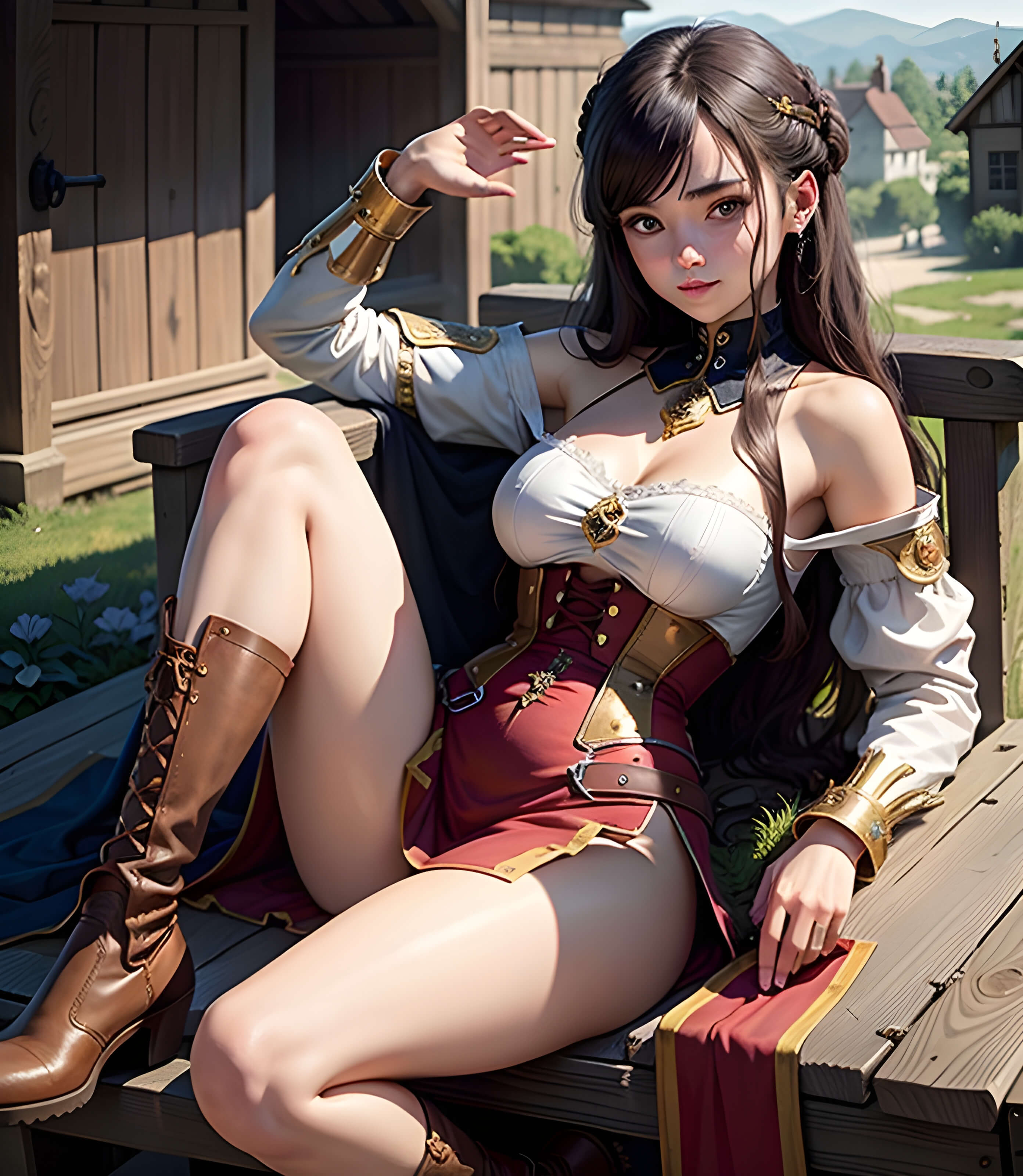 ファンタジーコスプレのミニスカ・ショーパン5