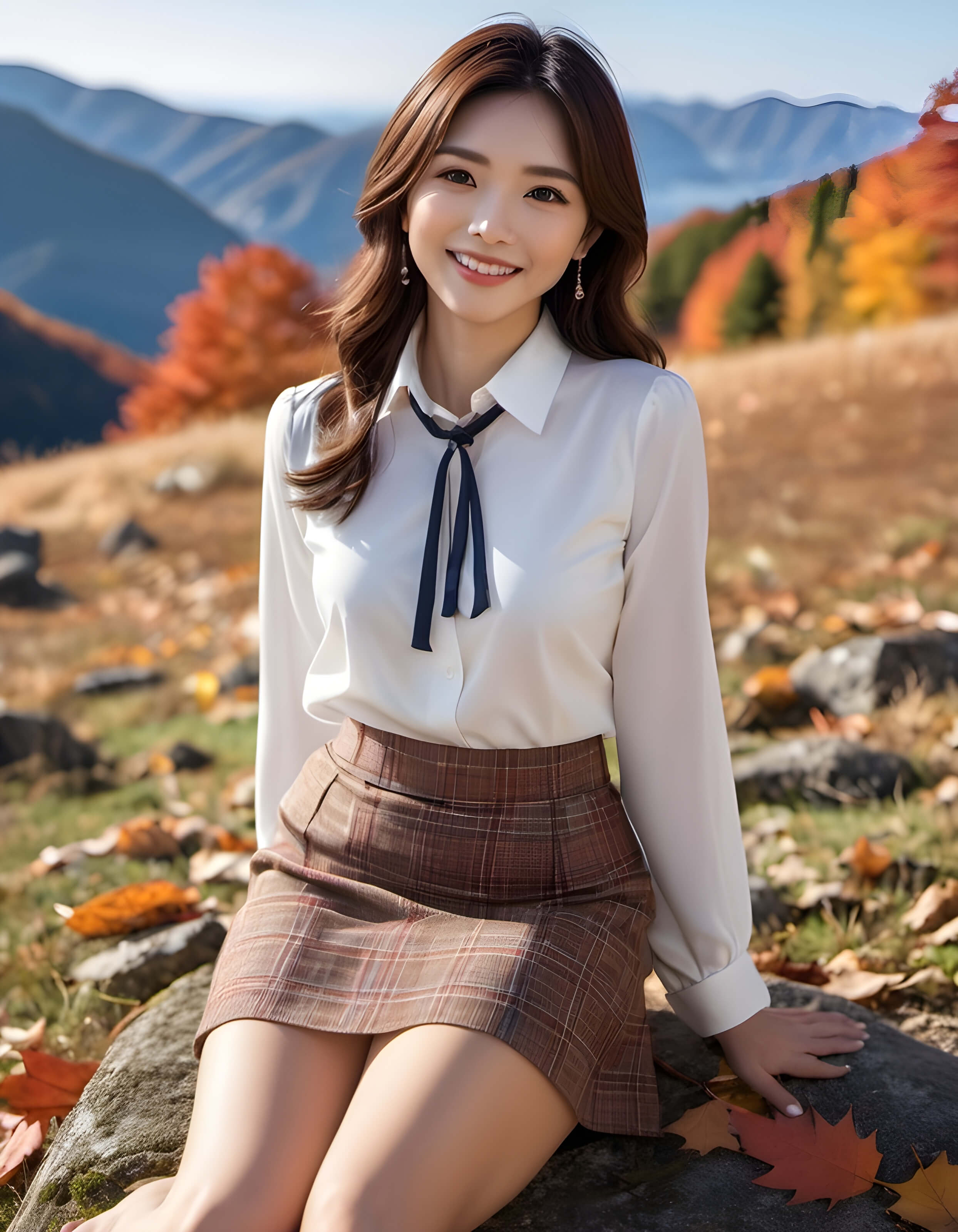 ミニスカ・ショーパン秋のデート3