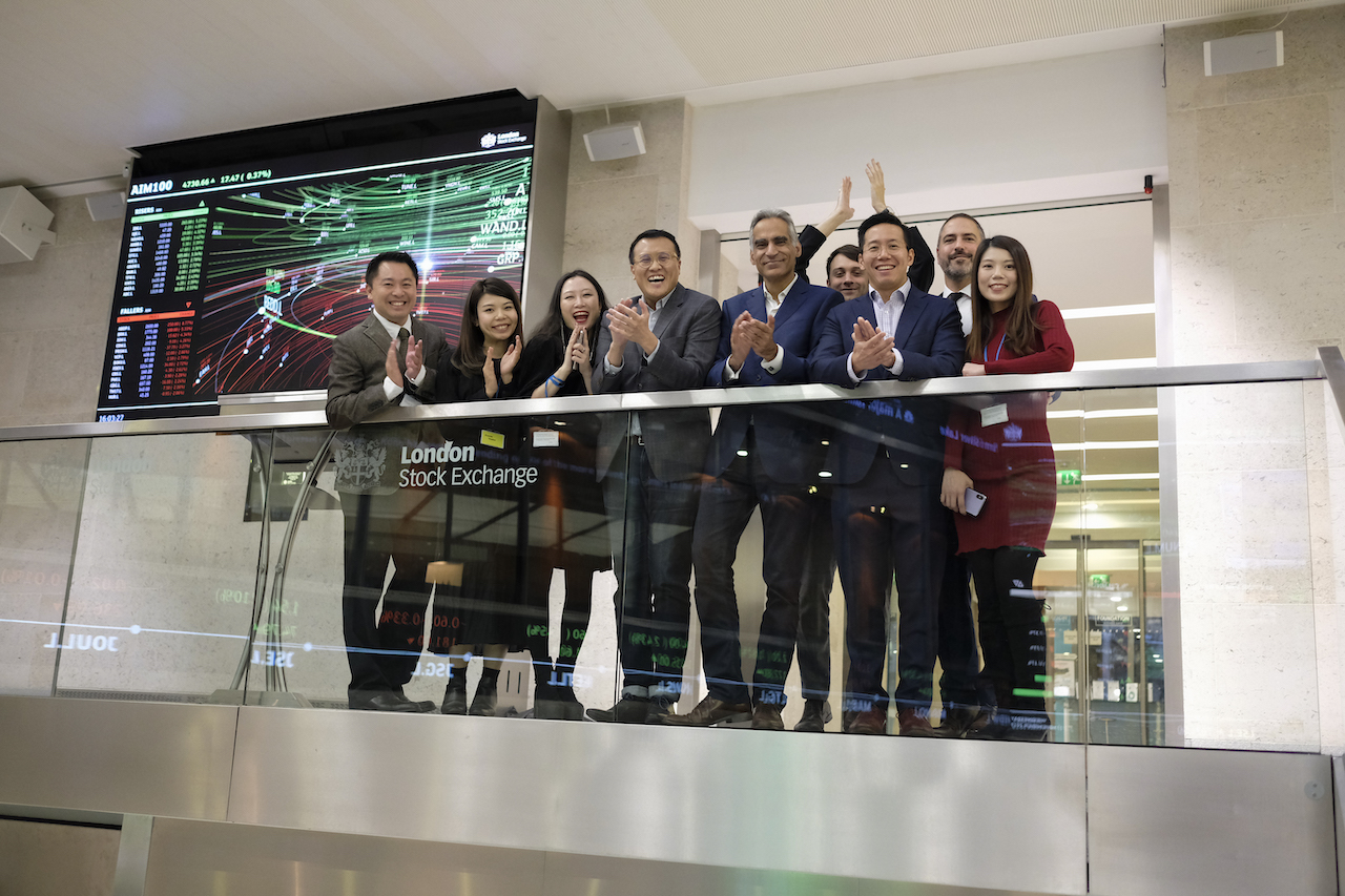AAX 於倫敦證券交所集團總部舉行發佈會。圖片來源:AAX