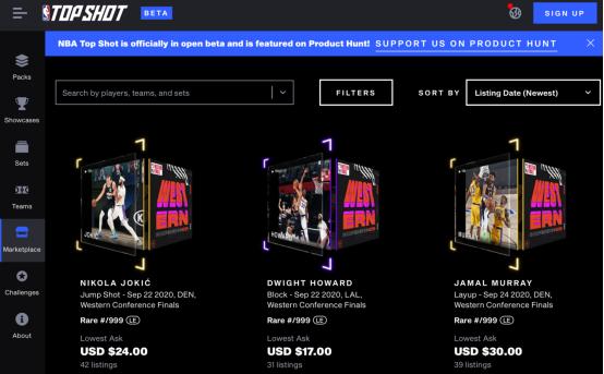 NBA TOP SHOT|Flow 荷蘭式拍賣 | 動區動趨-最具影響力的區塊鏈媒體 (比特幣, 加密貨幣) NBA TOP SHOT|Flow 荷蘭式拍賣
