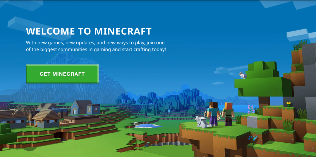 - Minecraft官方入口，來源：Minecraft -