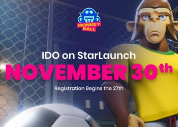 Solana玩賺鏈遊｜ MonkeyBall (MBS) 將成為 StarLaunch 首個旗艦 IDO，11/30啟動銷售