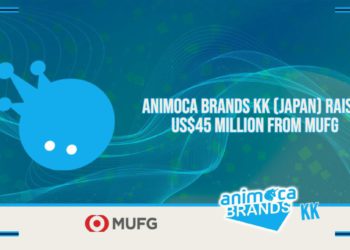 三菱日聯共同領投，Animoca Brands Japan 5億美元估值完成4,500萬鎂融資