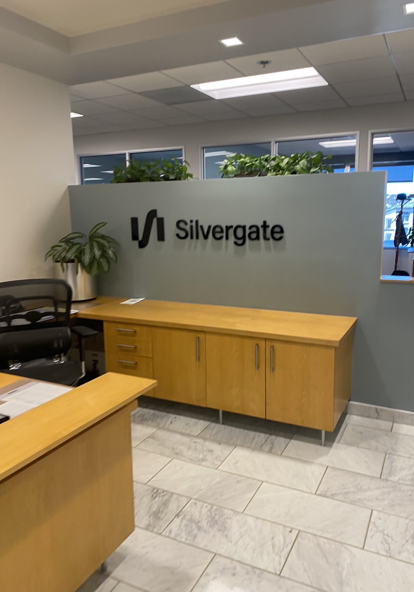 SIlvergate銀行辦公室照片