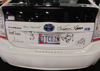 全球第一台比特幣買賣的車》「4800萬鎂的Prius」現競標價剩0.55 BTC