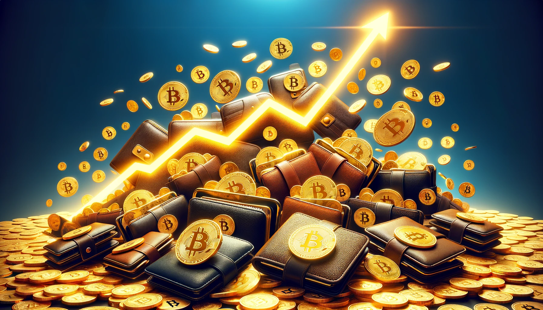 比特幣》單月暴漲40%的威力，持有逾100萬鎂BTC地址數「暴增3倍」