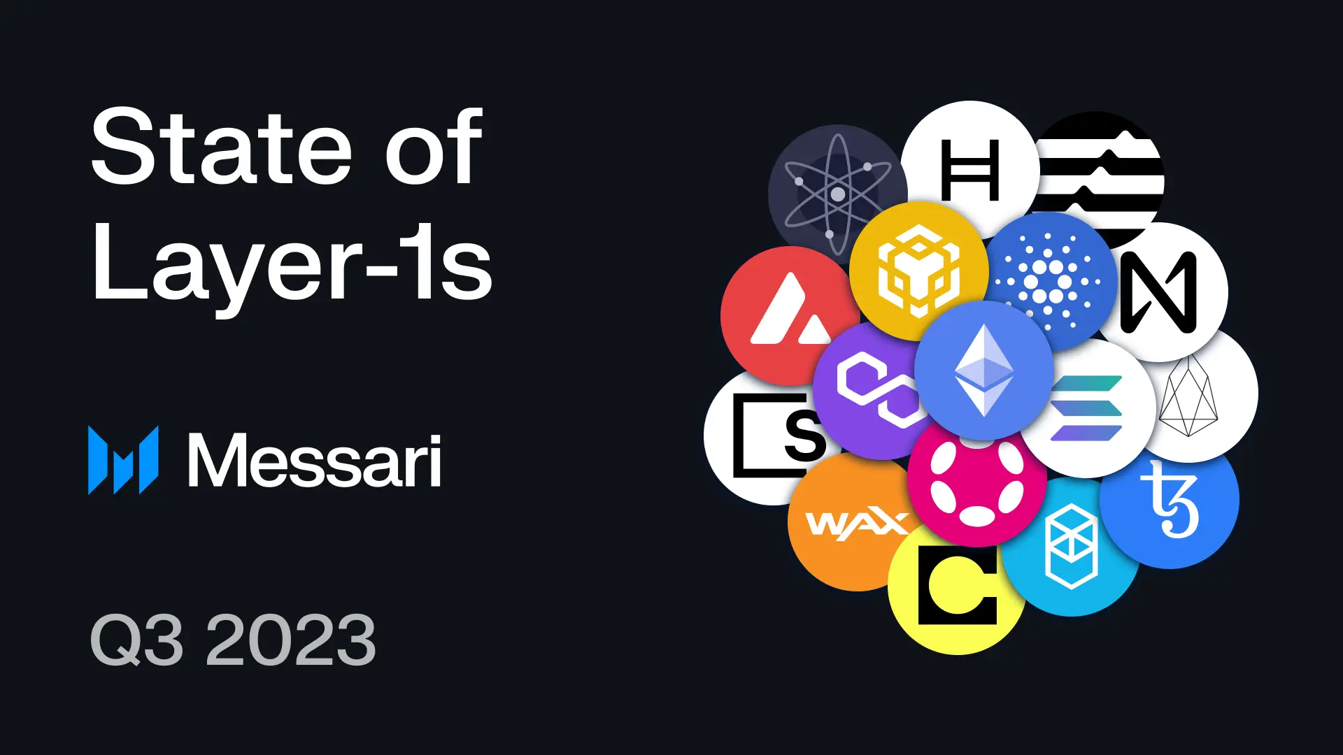 Messari 分析：一覽16條L1公鏈Q3表現，除了以太坊誰表現最好？