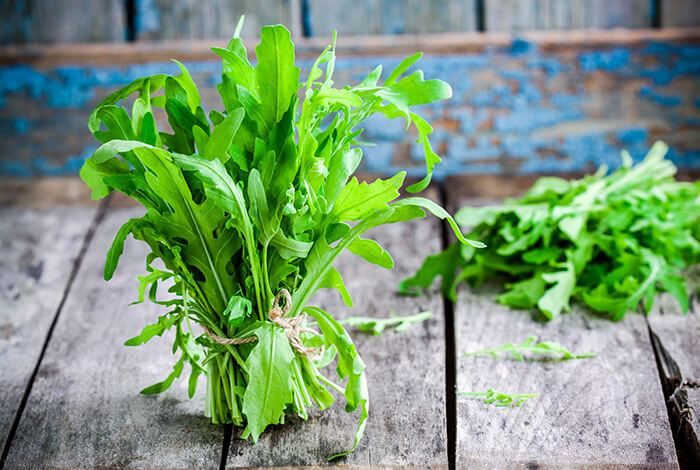 A bunch of arugula.