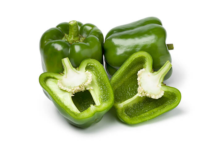 are green bell peppers good for dogs