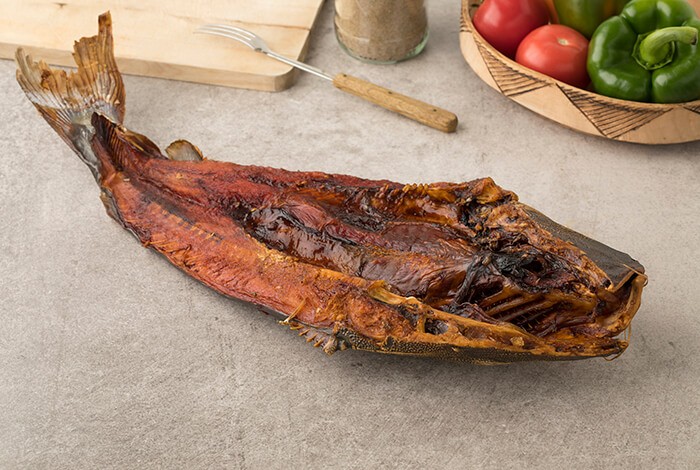 Fried catfish for dogs.