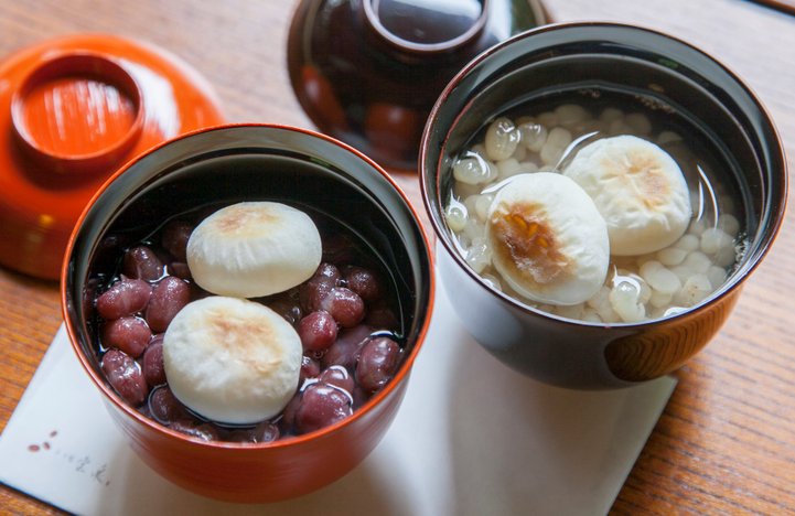 冬の京都で食べたいあったかぜんざい 美しい日本庭園をのぞむ甘味処 茶寮 宝泉 ことりっぷ