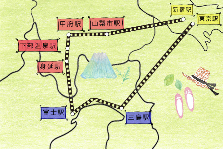 山梨 静岡 後編 運気パワーチャージの列車旅 交通費約5千円で 都心から富士山をぐるっと一周 ことりっぷ