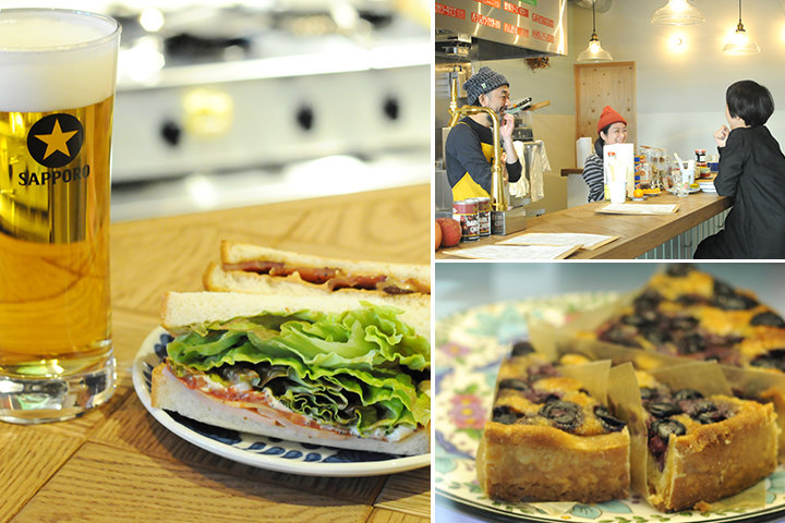 夫婦が営む小さなバーでほっこり ビールとサンドイッチ おかしのお店 大阪 スタンド プチ ことりっぷ