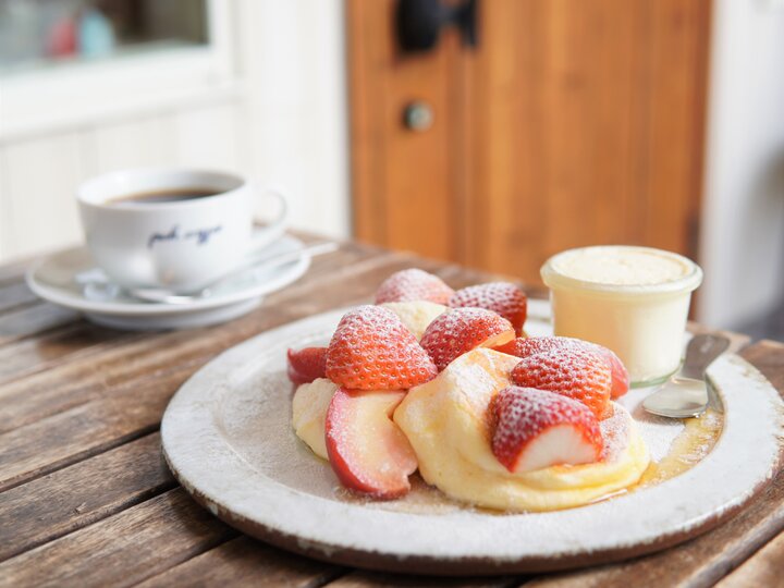 ふんわりとしたやさしい味わいのパンケーキに夢中 鵠沼海岸 Pchコーヒー ことりっぷ