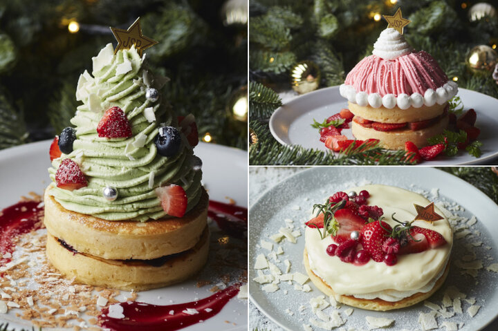 9種類の店舗限定パンケーキ J S Pancake Cafe 新作クリスマスパンケーキ登場 ことりっぷ