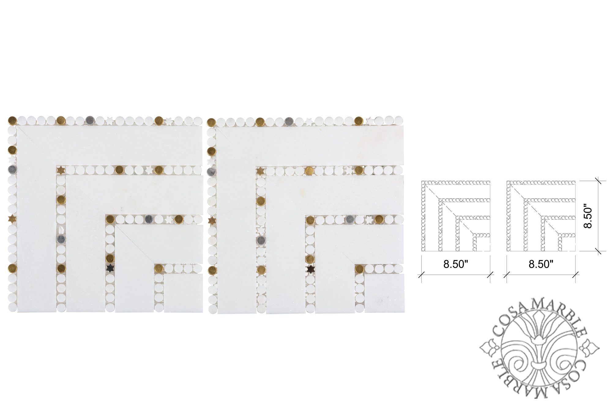 Cosa Marble: Ellington TWH/BB/BS | floors-and-wall-patterns