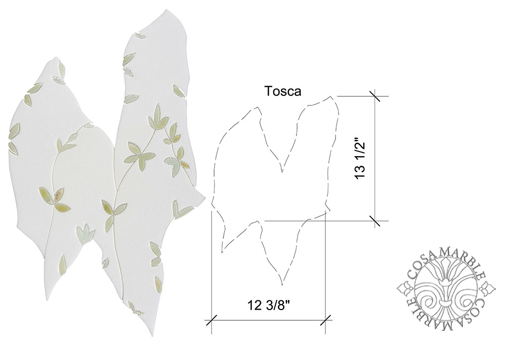 Cosa Marble: Tosca: TWH/ GO | floors-and-wall-patterns