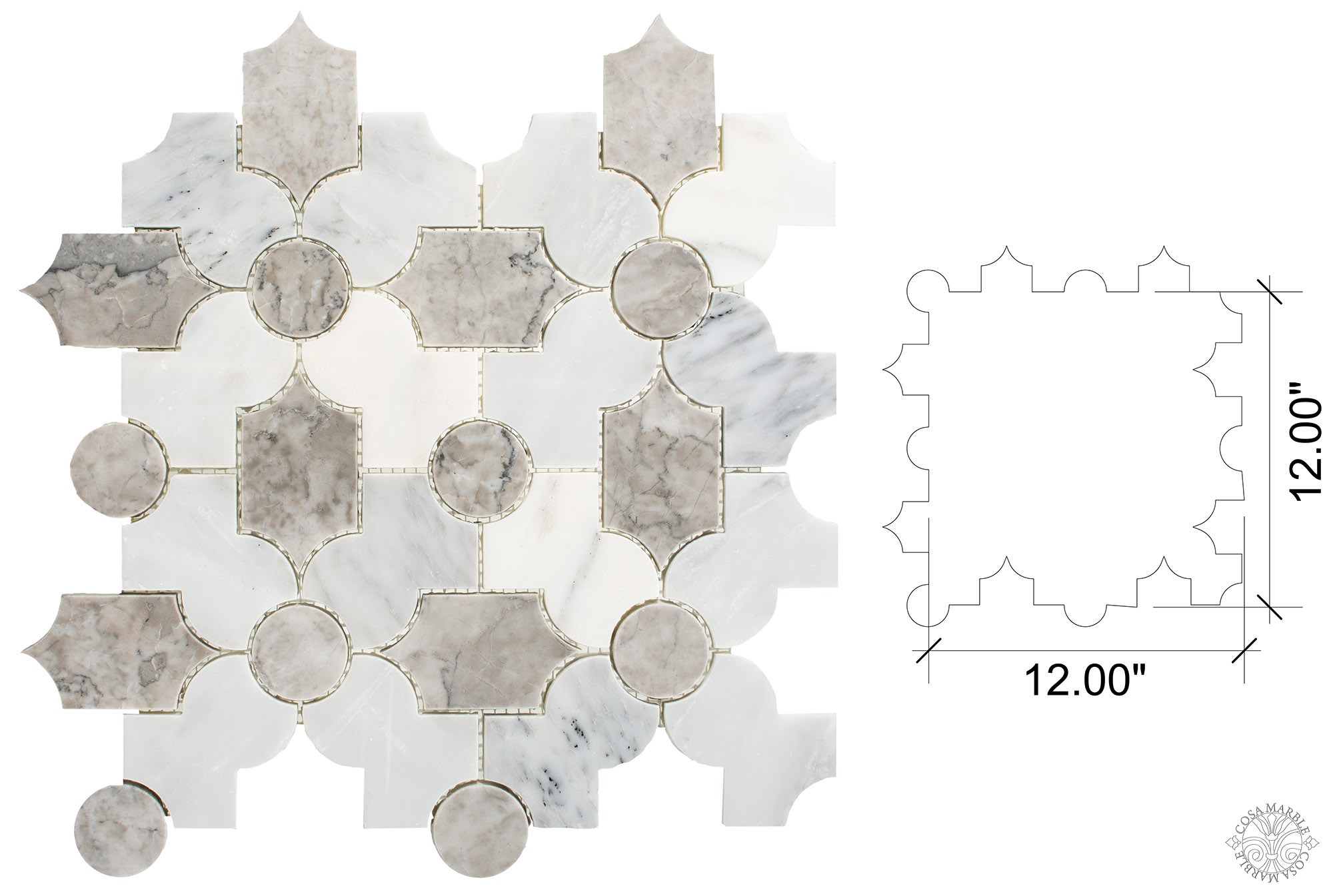 Cosa Marble: Zelij Deluxe | floors-and-wall-patterns Cosa Marble: Zelij Deluxe | floors-and-wall-patterns