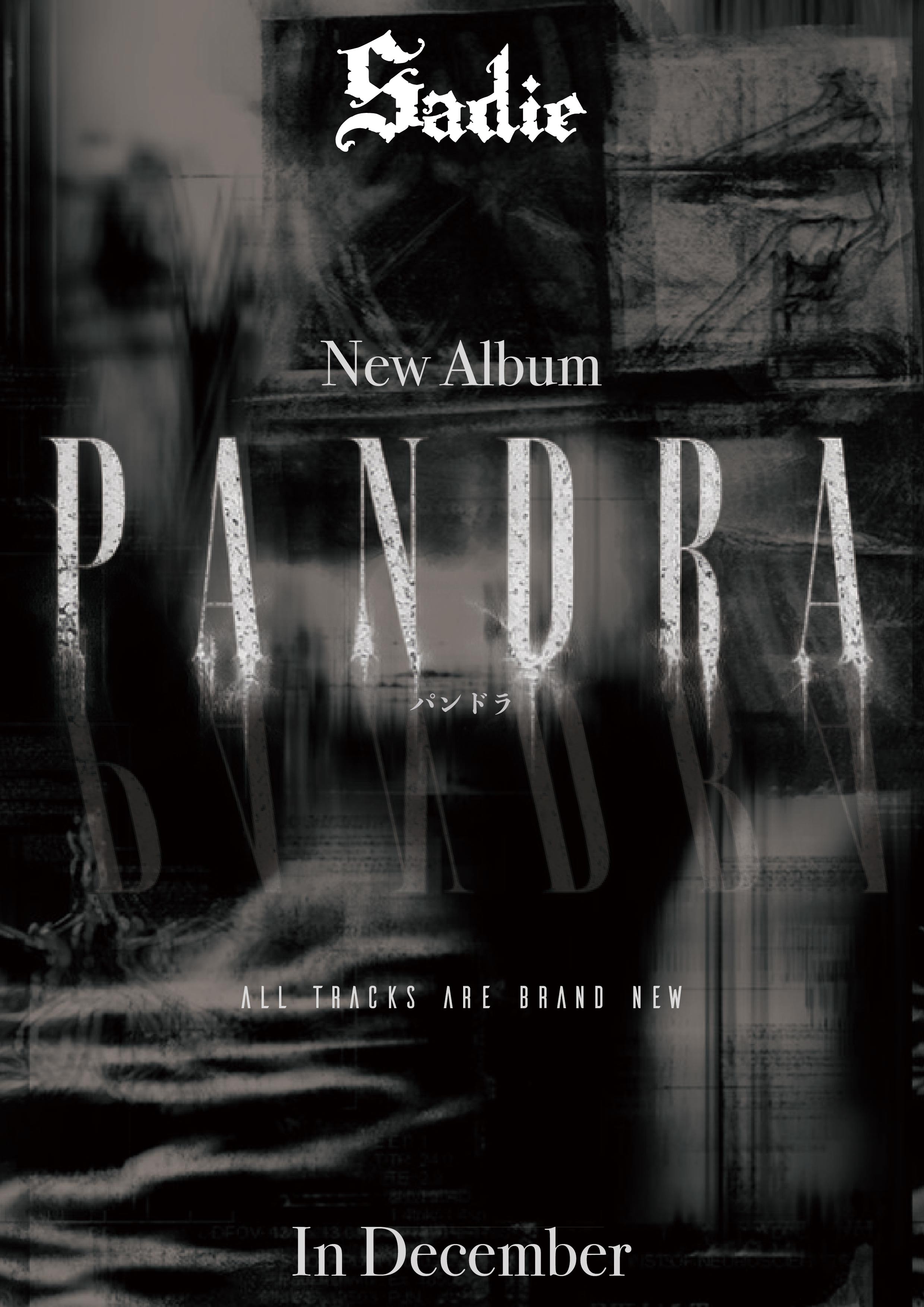 12年ぶりのオリジナルアルバム「PANDRA」12月発売決定‼︎ | Sadie OFFICIAL WEB SITE