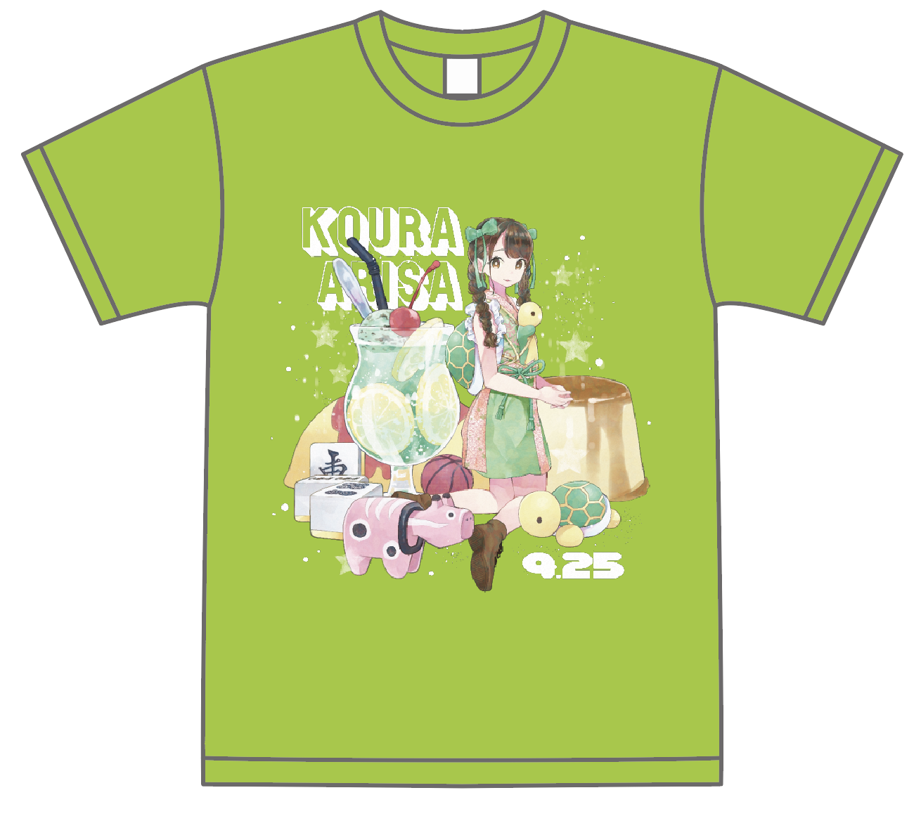 好蘭ありさ生誕tシャツ19 ウェブショップ Fanicon