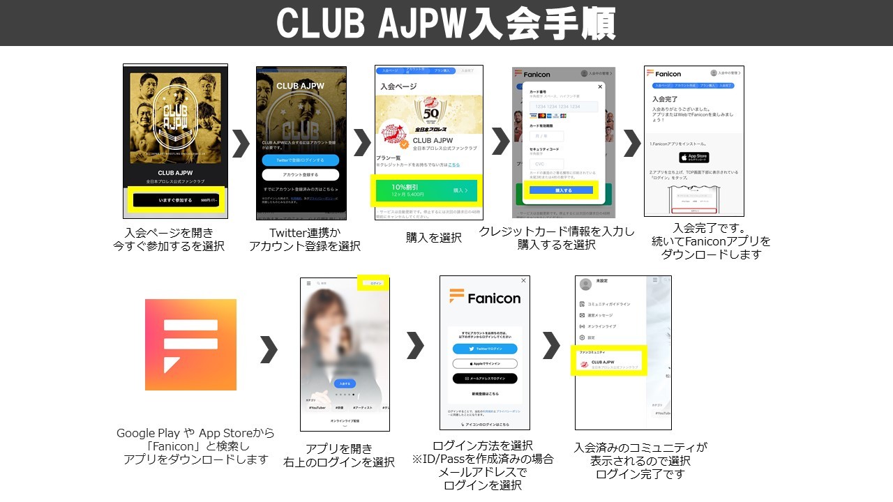 全日本プロレス公式ファンクラブのファンクラブ | CLUB AJPW