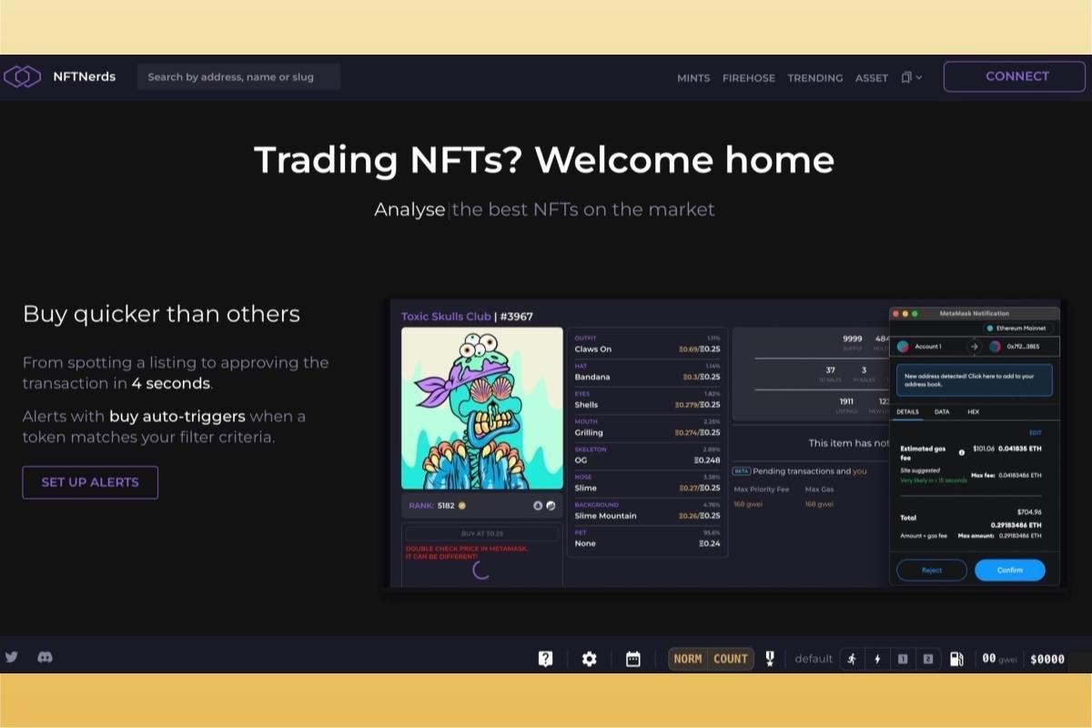 NFT分析工具 NFTNerds