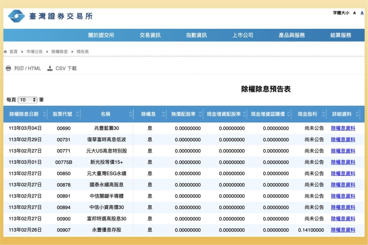 配息基準日、最後過戶日是什麼？領股利何時要買進、如何查詢除權息日程-股票入門