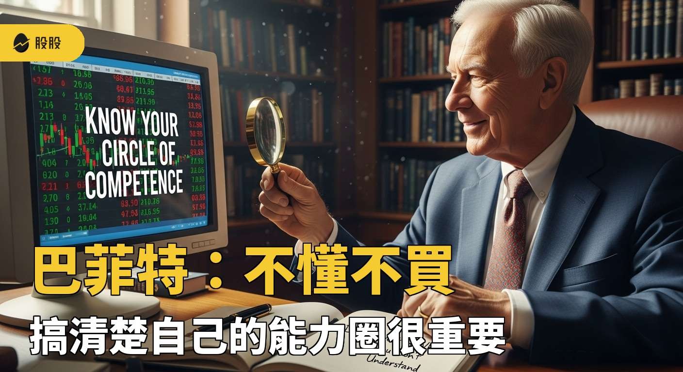 【美股入門】巴菲特：不懂不買 搞清楚自己的能力圈很重要！