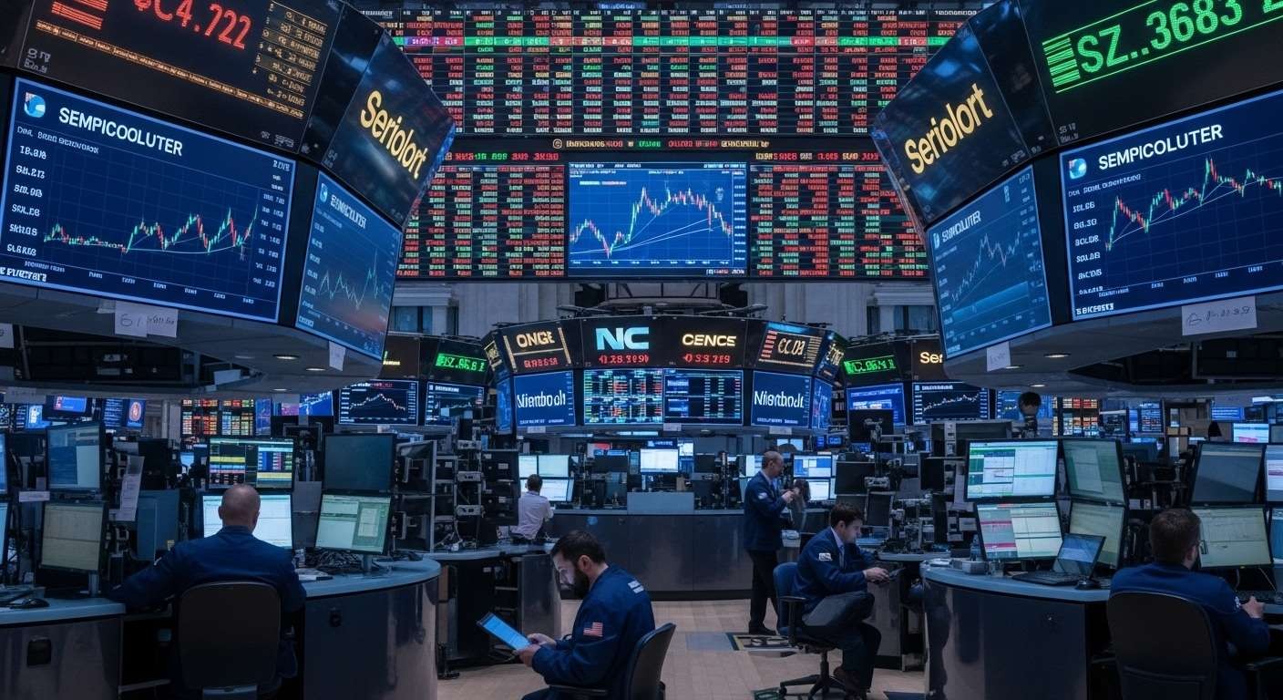 Intel股價與科技股動向市場調整的前兆分析