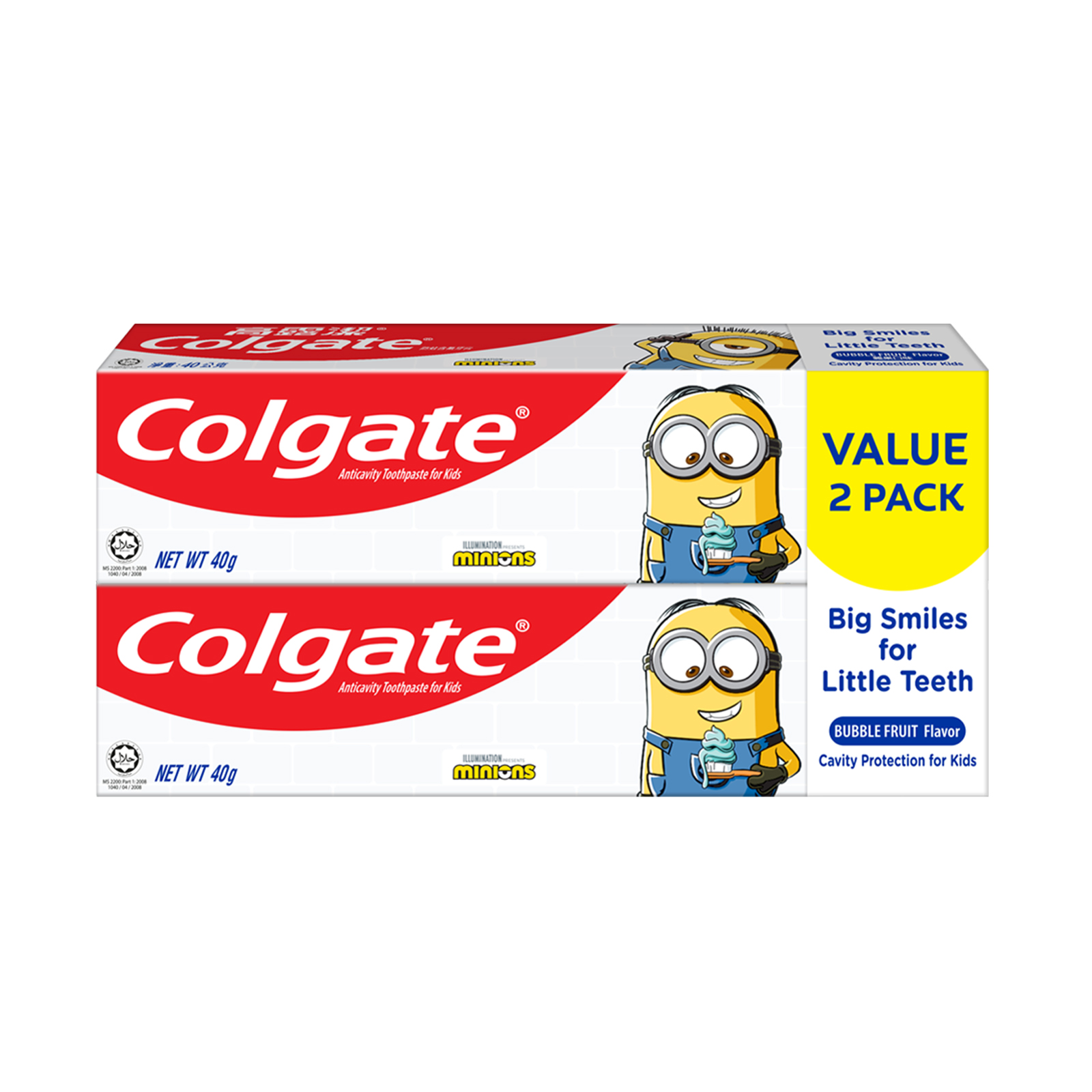Colgate Kids Minion Toothpaste Twinpack 1set • ONESHOP
