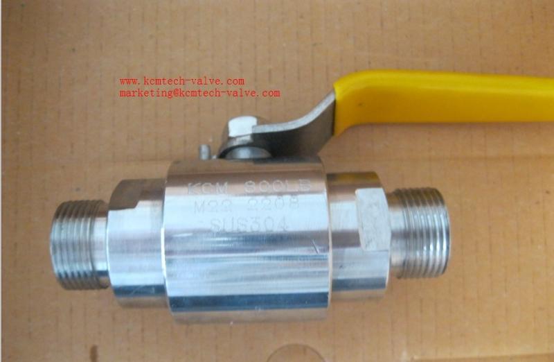 304 ball valve threaded end