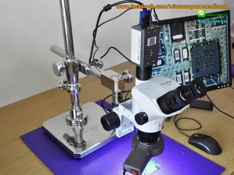Sep 2014 Comments Off	 กล้องสเตอริโอไมโครสโคปซูม Stereo Microscope Olympus SZ61TR มือสอง