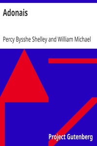 Adonais by Percy Bysshe Shelley