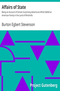 Affairs of State by Burton Egbert Stevenson