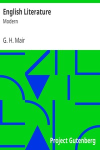 English Literature: Modern by G. H. Mair