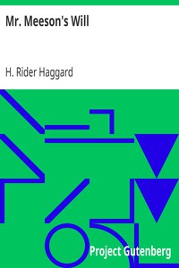 Mr. Meeson's Will by H. Rider Haggard