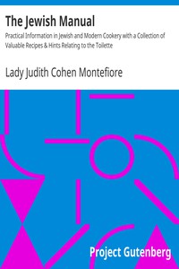 The Jewish Manual by Lady Judith Cohen Montefiore