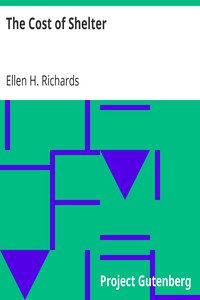 The Cost of Shelter by Ellen H. Richards