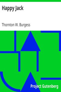 Happy Jack by Thornton W. Burgess