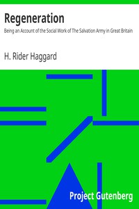 Regeneration by H. Rider Haggard