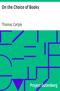 On the Choice of Books by Thomas Carlyle