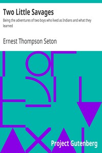 Two Little Savages by Ernest Thompson Seton